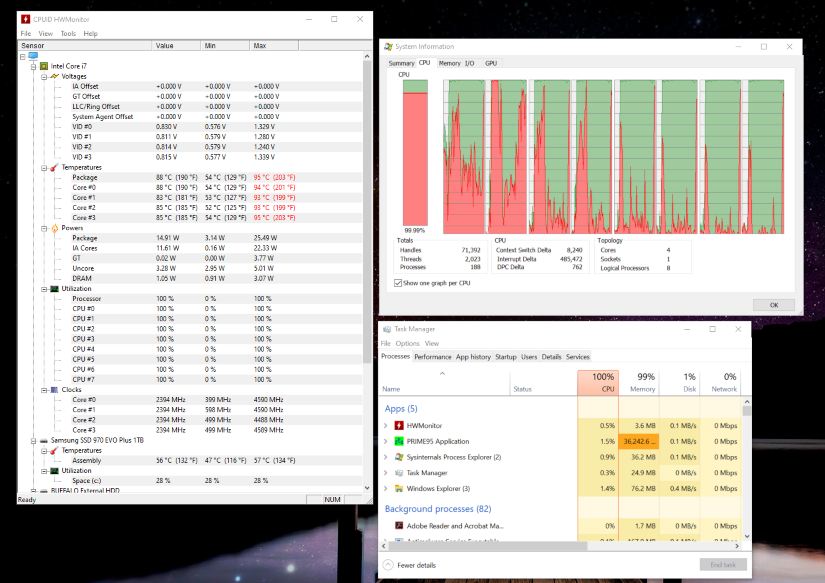 Test 3 Hardware Results, New Hardware