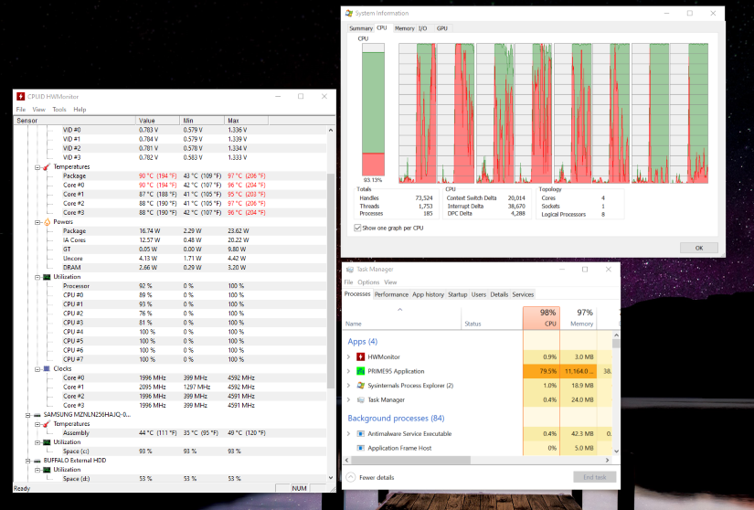 Test 3 Hardware Results