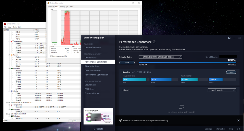 Samsung 256GB SATA SSD