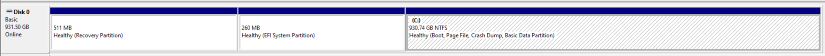 SSD Partitions After Migration