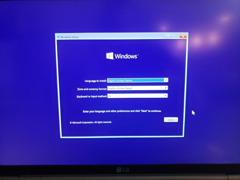 Windows 10 boot menu