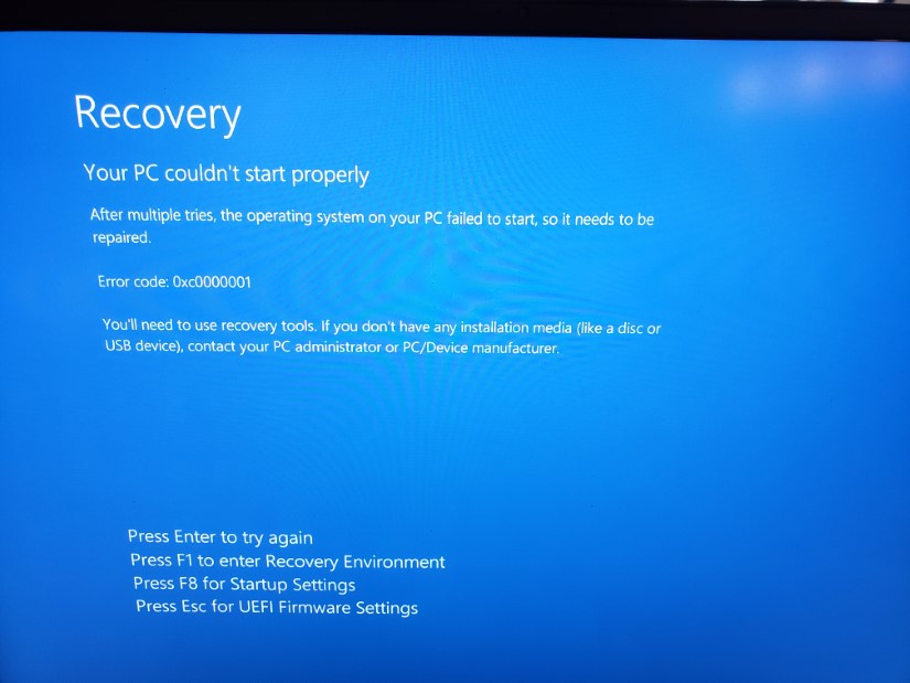 Windows Won't Boot