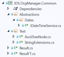 Common Layer Organization