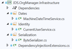 Infrastructure Layer Organization