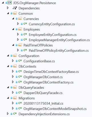 Sample DDD structure in C#.NET