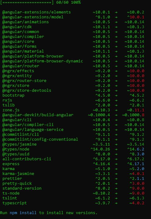 Update npm packages to newest version